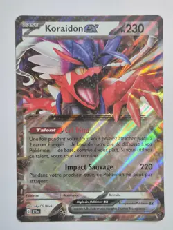 Carte Pokemon Koraidon EX SV1 FR JUMBO Holo Promo EV1 Francais - Image 1