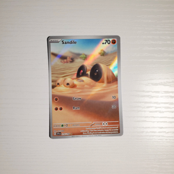 Sandile 216/198 Pokemon Scarlet & Violet Base Set Illustration Rare Full Art NM - Image 1