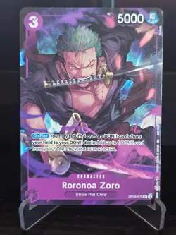 One Piece Card Game - Roronoa Zoro (Welcome Pack Vol. 2) OP09-076 R - NM - Image 1