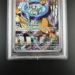 PSA 10 Squirtle 148/142 Pokemon Stellar Crown Full Art Rare Graded Card - Image 3