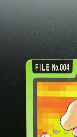 Pokemon Japanese Card Non-Holo Charmander NO.004 Nintendo Carddass BANDAI - Image 2