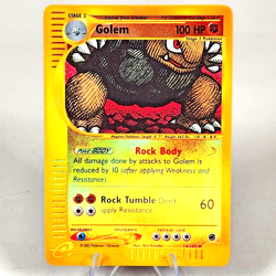 Golem 14/165 Vintage Pokemon TCG Card Reverse Holo Rare Expedition Base Set NM - Image 1