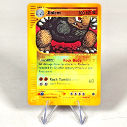 Golem 14/165 Vintage Pokemon TCG Card Reverse Holo Rare Expedition Base Set NM - Image 2