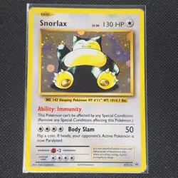 Snorlax - XY179 - Black Star Promo - Pokemon Card - LP - Image 1