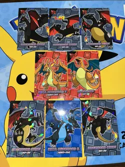 Pokemon Charizard Set Cracked Ice Holo Team Rocket Card Database Set Peru - Image 1