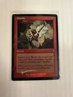 Gamble NM RETRO FOIL MTG! Dominaria Remastered - Image 1