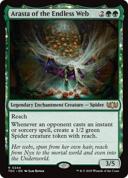 Arasta of the Endless Web #244 | NM | Tarkir Dragonstorm Commander TDC Magic MTG - Image 1