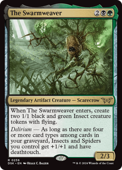 The Swarmweaver #236 | NM Near Mint Foil | DSK Duskmourn Magic MTG - Image 1