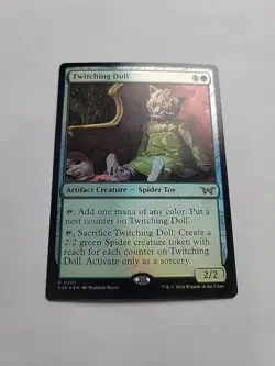MTG - Twitching Doll _ DSK _ Foil Rare #0201 - Image 1