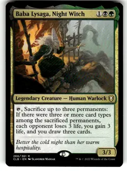 Baba Lysaga, Night Witch Commander Legends: Battle for Baldur's Gate Regular MTG - Image 1