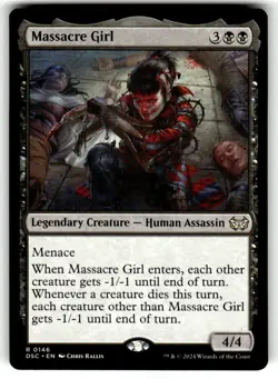 Massacre Girl Commander: Duskmourn: House of Horror Regular MTG - Image 1