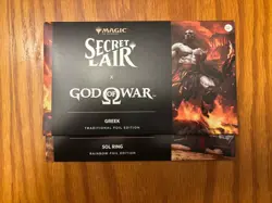 Secret Lair x God of War: Greek -Foil Edition (SLD) + Foil Sol Ring Promo - Image 1