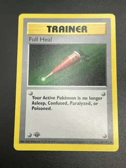 FULL HEAL Pokemon Card - WOTC - 1st Edition - Base Set Shadowless 82/102 NM (2) - Image 2