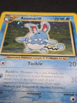 Azumarill 2/111 Pokemon Neo Genesis Unlimited - LP - Image 2