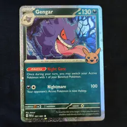 2024 Pokemon Trick Or Trade Gengar 057/091 Cosmos Holo - Mint - Image 1
