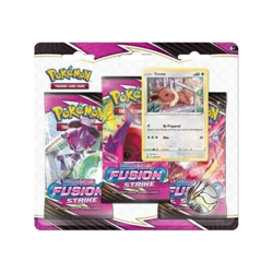 Pokemon TCG FUSION STRIKE 3-Pack Blister EEVEE (english) - Image 1