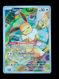 Eevee 173 PC Stamp Promo Pokemon Center Scarlet Violer 2025 NM 🔥🔥🔥 - Image 1