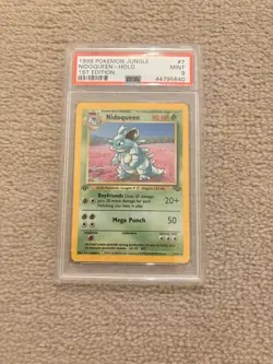 Nidoqueen 7/64 1st Edition PSA 9 Holo Rare Pokemon TCG Jungle - Image 1