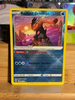 RADIANT GRENINJA 046/189 Astral Radiance Radiant Holo Rare Pokemon TCG NM - Image 1