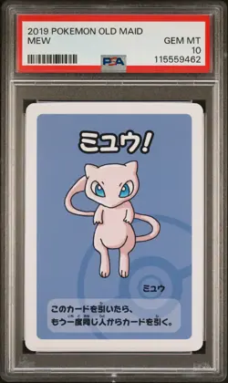 2019 POKEMON OLD MAID MEW PSA 10 - Image 1