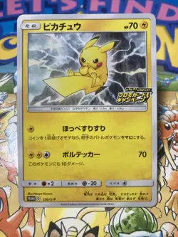 Pokemon Pikachu PikaPika! Pikachu Campaign Japanese Promo 126/S-P US Seller - Image 1