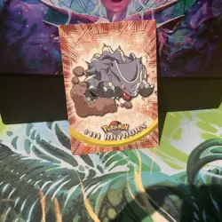 Pokemon Topps Trading Card #111 Rhyhorn - Image 1