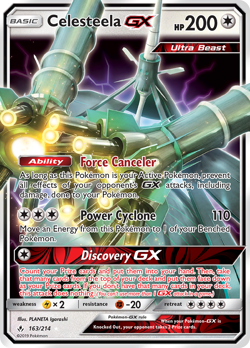 Celesteela-GX 163/214 Rare Holo GX | Unbroken Bonds | Pokemon Card - Image 1