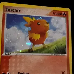 Torchic Holo Foil Promo 017 Black Star Promo Pokemon Card TCG 2004 - Image 3