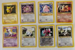 8 VTG Pokemon Black Star Promo Cards Arcanine Cleffa Scizor Pikachu Mew Togepi - Image 1