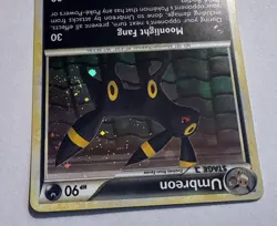 Pokemon TCG Umbreon 10/90 Undaunted Holo Rare Card Light Play++ w/ Swirl! - Image 3