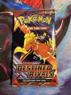 Pokemon Destined Rivals Booster Pack - 10 Cards / Pack - SEALED - Image 1