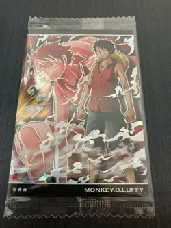 No.6-16 Super Rare ONE PIECE Wafer Card Part.6 Clashing justice - Image 1