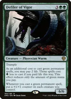 MTG Defiler of Vigor Dominaria United Rare NM - Image 1