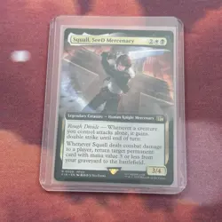 Squall SeeD Mercenary Extended Art, MTG Single, FIN 0509 Rare NM - Image 3