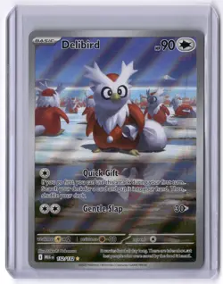 Delibird - 152/132 Illustration Rare Holo NM Pokemon ME01: Mega Evolution - Image 1