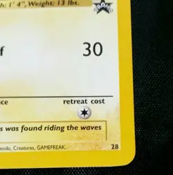 Surfing Pikachu Pokemon WOTC Movie BLACK STAR PROMO RARE #28 NM Low best offer - Image 5
