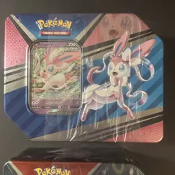 2 Pokemon TCG: V Heroes Tins - Umbreon V Sylveon V NEW Sealed Evolving Skies - Image 2
