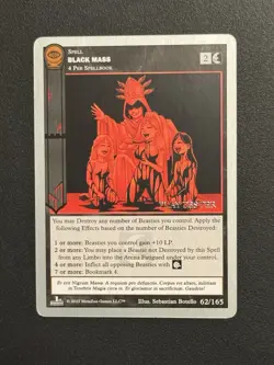 Metazoo Black Mass Seance Playtester 62/165 Silver Border Non Holo - Image 1