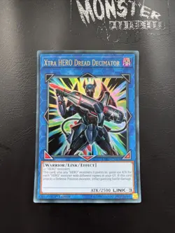 YUGIOH XTRA HERO DREAD DECIMATOR ULTRA RARE LEHD-ENA00 1ST EDITION - Image 1