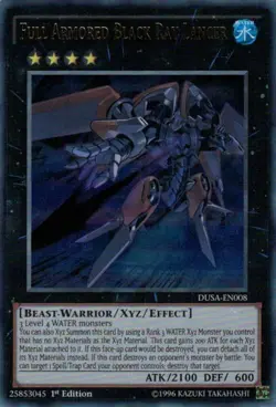 Yugioh - Full Armored Black Ray Lancer (Ultra Rare) (1st Edition) - DUSA-EN008 P - Image 1