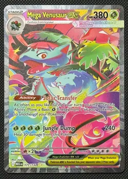 MEGA VENUSAUR EX 177/132 MEGA EVOLUTION POKEMON CARD NM/M - Image 1
