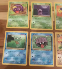 Pokemon TCG - 1st Edition Fossil Lot (8 Cards) WOTC 1999 - Ekans, Graveler,... - Image 2