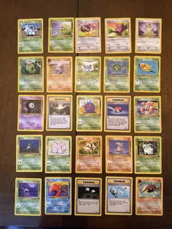 Pokemon TCG Vintage Neo Genesis Fossil Jungle 25 Card Lot - Image 1