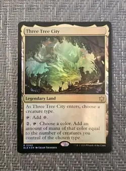 Three Tree City 260 Foil Bloomburrow BLB MTG Magic The Gathering Pack Fresh - Image 1
