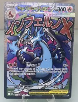 Pokemon TCG - Mega Charizard X Ex (023) Black Star Promo and Coin - Image 3