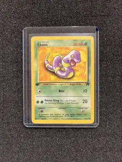 1999 Pokemon 1st Edition Ekans 46/62 Excellent Condition Fossil - Image 5