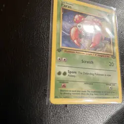 Paras 59/64 1st Edition Regular Non Holo WoTC Pokemon / Pokemon Jungle Set MP - Image 3