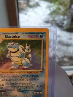 Blastoise Pokemon Base Set Holo Rare 2/102 Vintage 1999 Sleeved Played Condition - Image 4