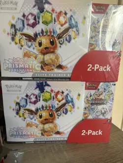 Pokemon TCG Prismatic Evolutions Elite Trainer Box Booster Bundle Costco Sealed - Image 3