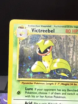 Pokemon Card Victreebel 14/64 Holo Rare Jungle Set WOTC Played - Image 3